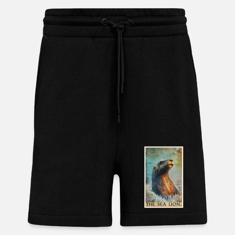 Seelöwen Seelöwe - Shorts - made by SPREAD - SOLID BLACK