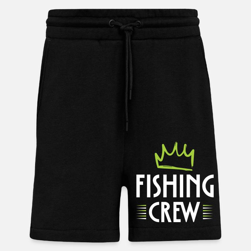 Fishing Crew - Shorts - made by SPREAD - SOLID BLACK