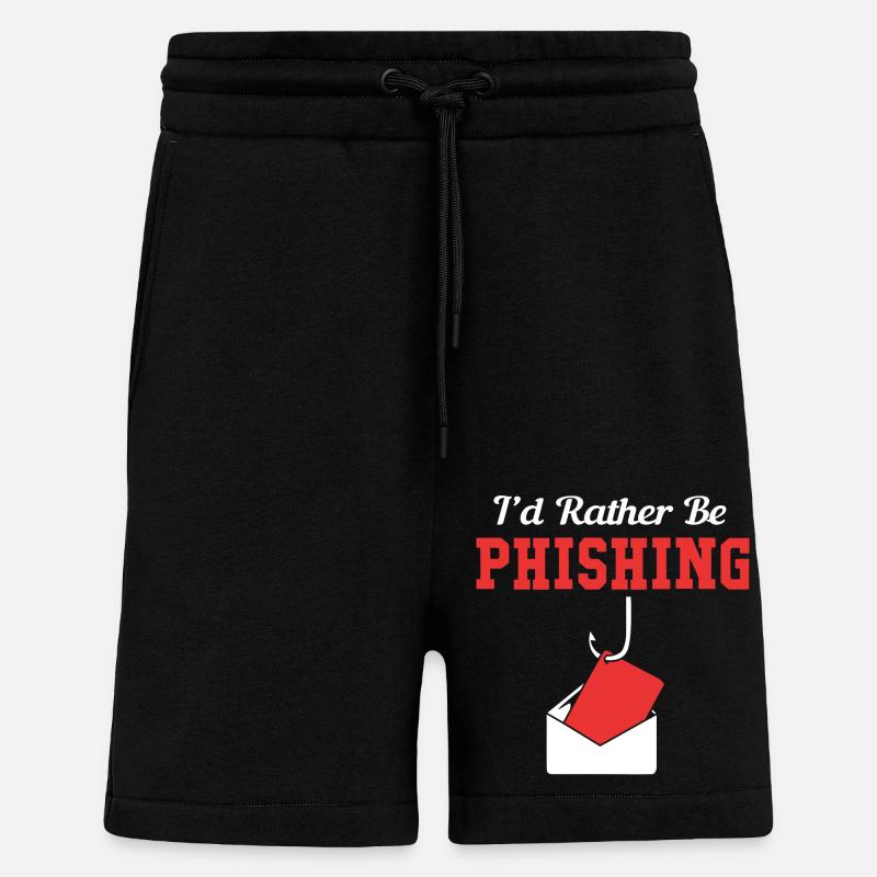 Cybersecurity Cyber Programmierer Hacker - Shorts - made by SPREAD - SOLID BLACK
