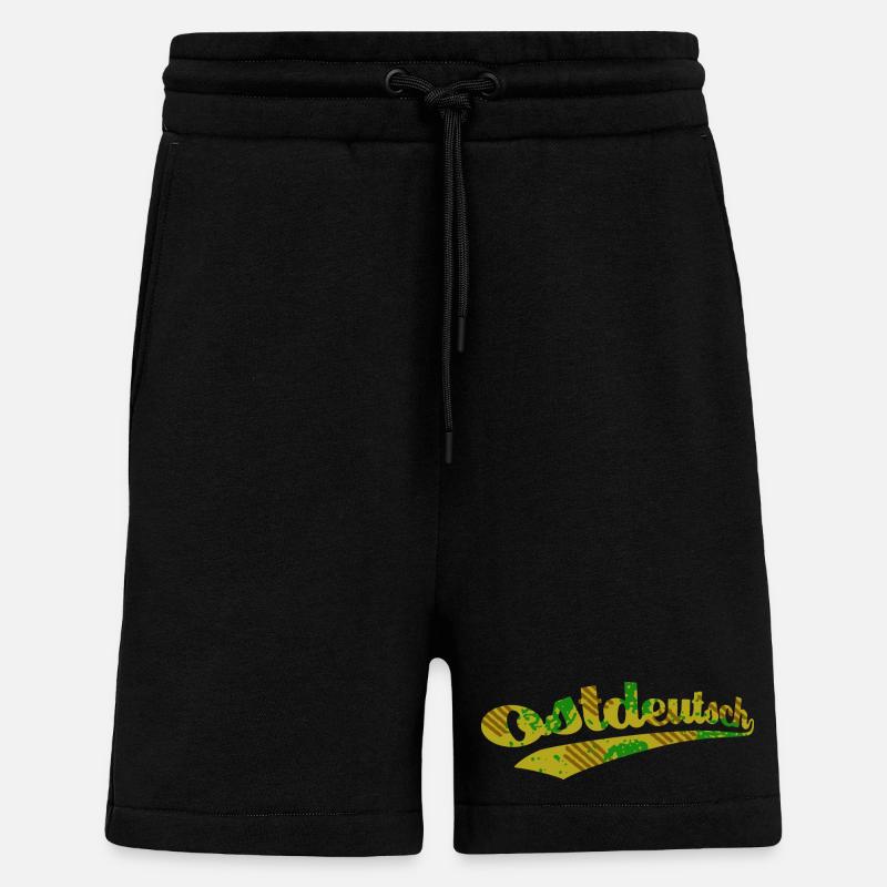 Ostdeutsch Camo Logo - Shorts - made by SPREAD - SOLID BLACK