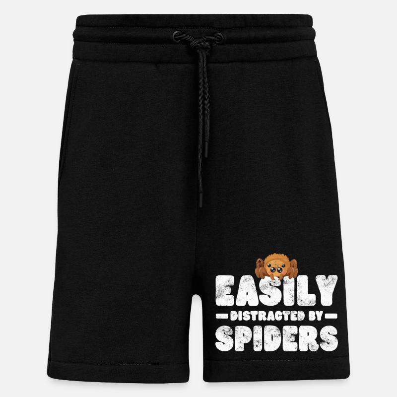 Spider Tarantula - Shorts - made by SPREAD - SOLID BLACK