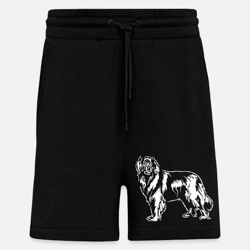 Leonberger "Black Edition" - Shorts - made by SPREAD - SOLID BLACK