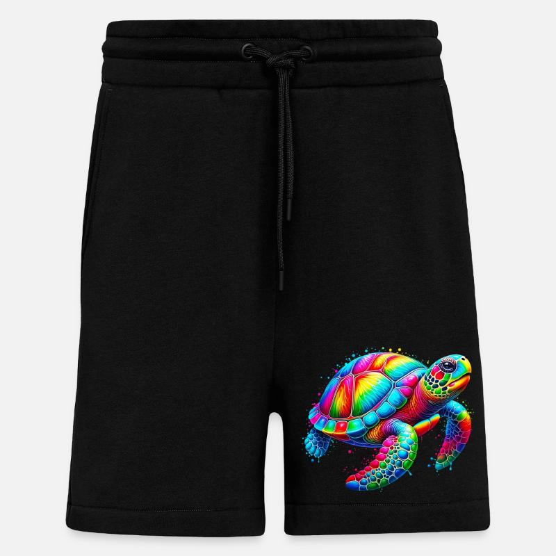 Tortue - Short bio décontracté fabriqué en UE - SOLID BLACK