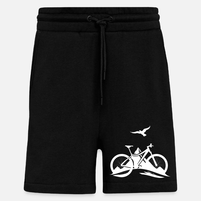 Vtt - Short bio décontracté fabriqué en UE - SOLID BLACK