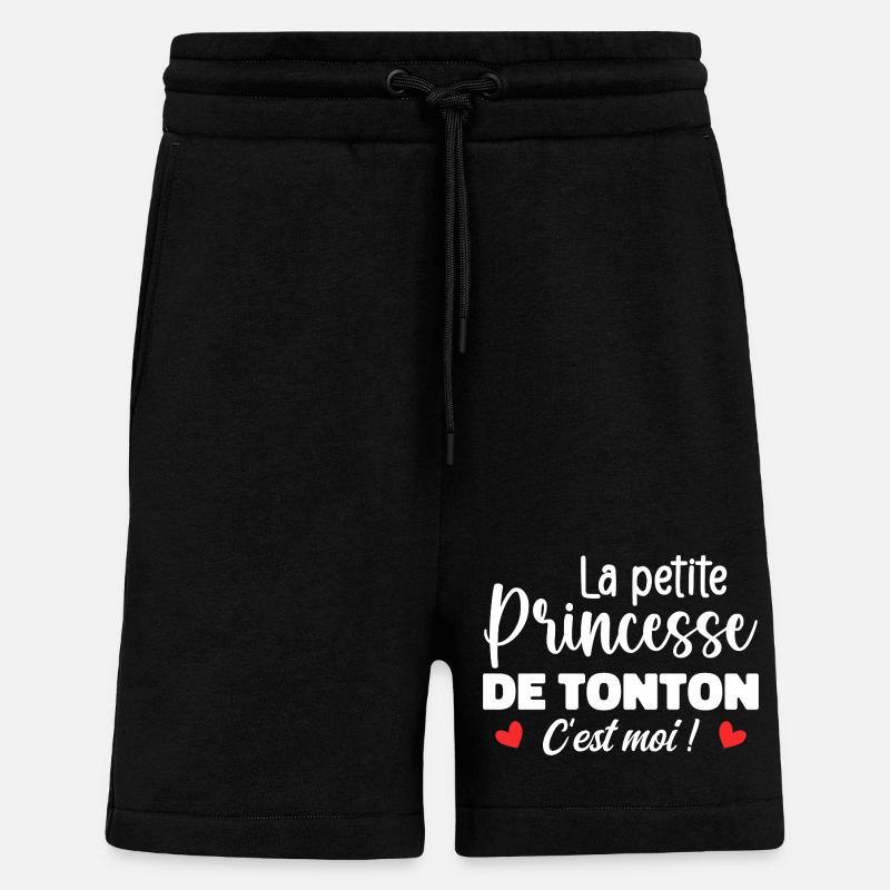 Uncle's Little Princess - Shorts - made by SPREAD - SOLID BLACK