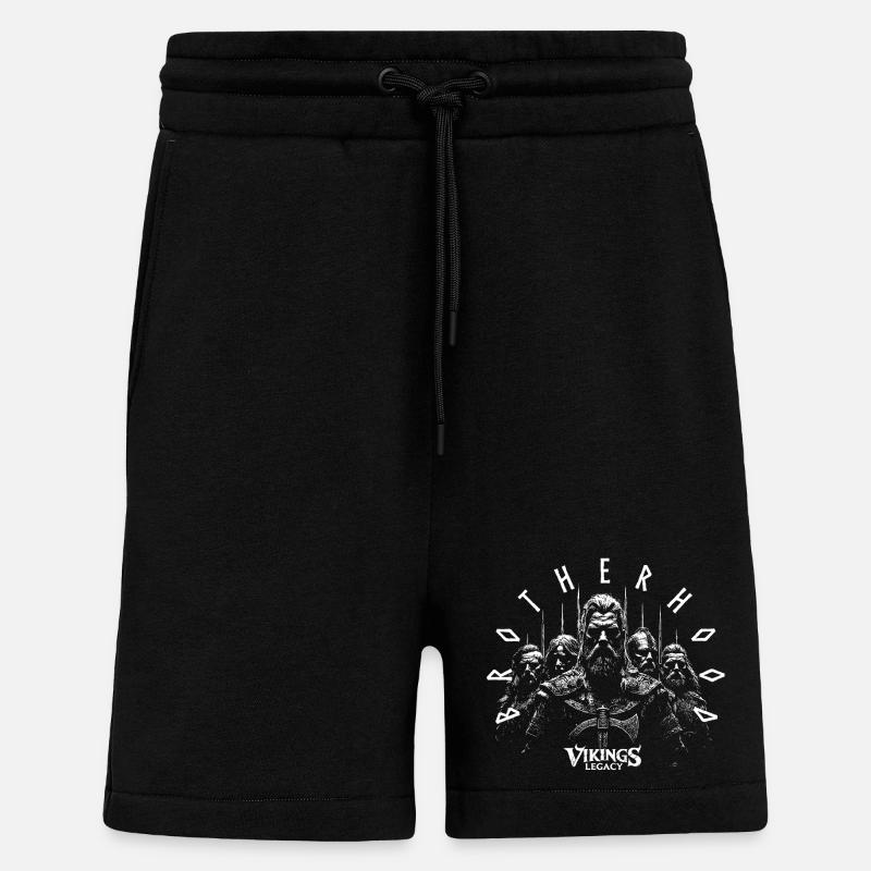 Confrérie - la Confrérie viking - Short bio décontracté fabriqué en UE - SOLID BLACK