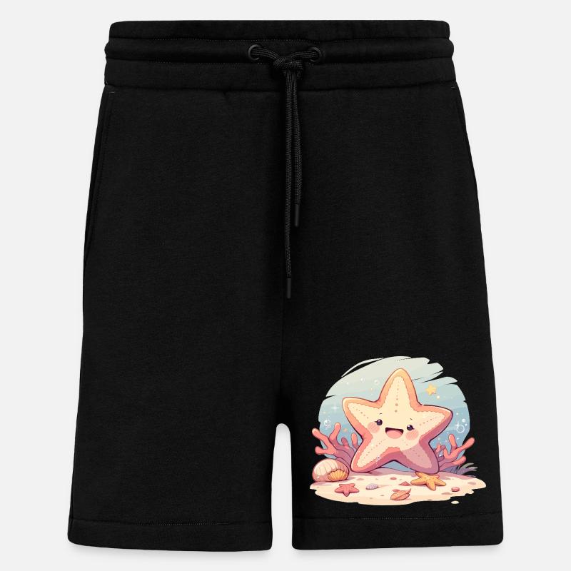 Seesterne Seestern - Shorts - made by SPREAD - SOLID BLACK