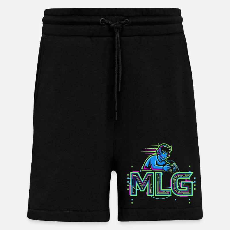 Ligue majeure de jeu - Short bio décontracté fabriqué en UE - SOLID BLACK