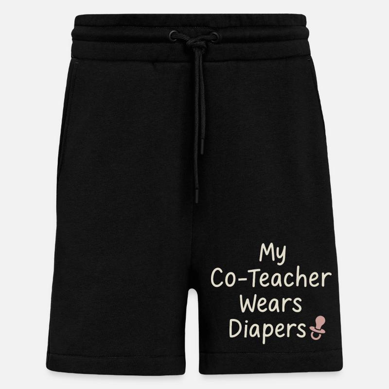 Christlicher Homeschool-mutter-glaube - Shorts - made by SPREAD - SOLID BLACK