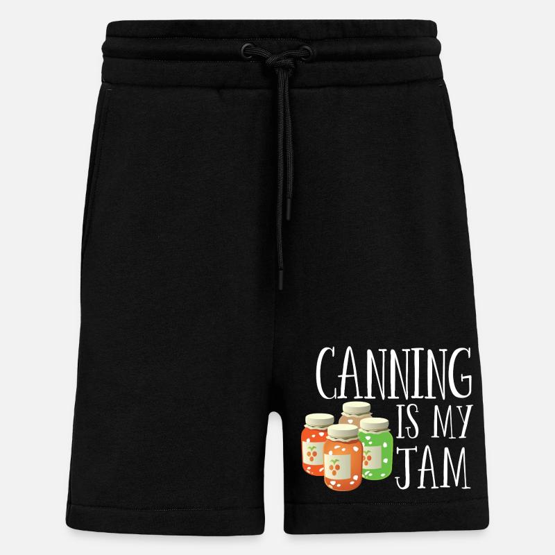 Canning Is My Jam - Shorts - made by SPREAD - SOLID BLACK