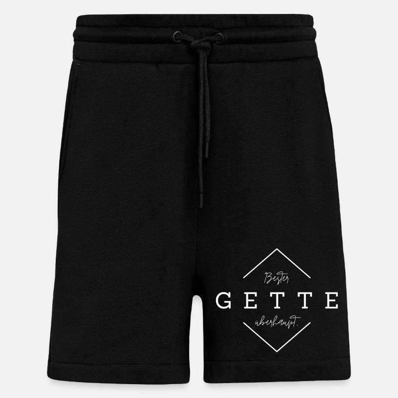 Gette Design, Gift Godfather, Getti - Shorts - made by SPREAD - SOLID BLACK