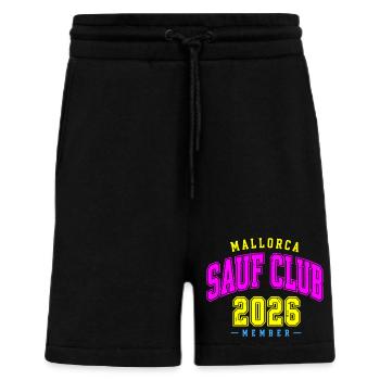 Malle 2026 Membre du Sauf Club Mallorca 2026 - Short bio décontracté fabriqué en UE - SOLID BLACK - Devant