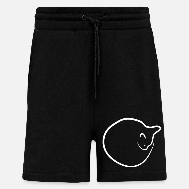 Chat - Short bio décontracté fabriqué en UE - SOLID BLACK