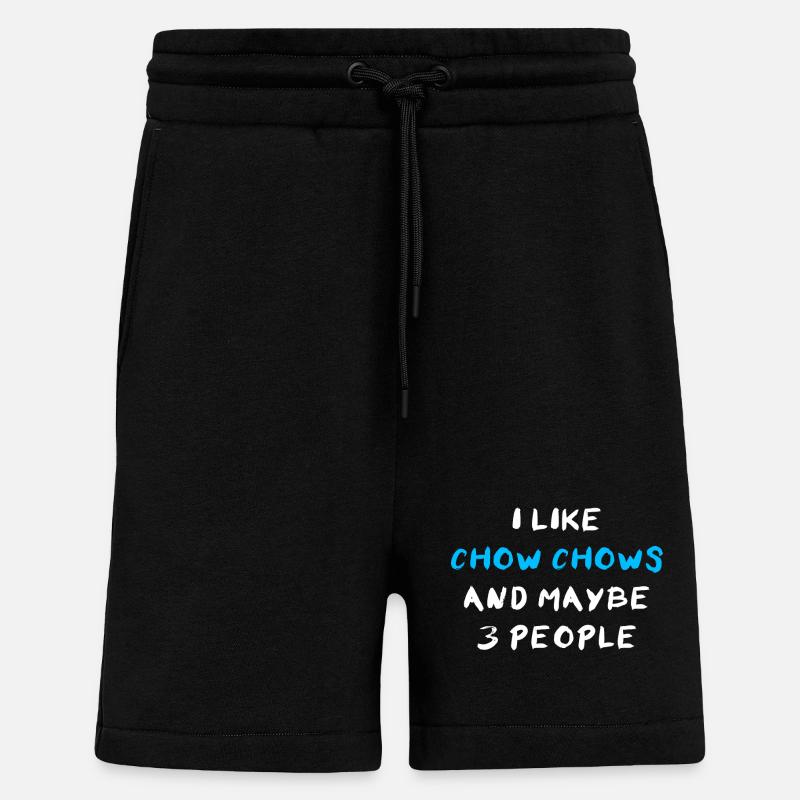 Chow Chow - Shorts - made by SPREAD - SOLID BLACK