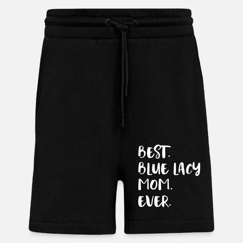 Blue Lacy - Shorts - made by SPREAD - SOLID BLACK