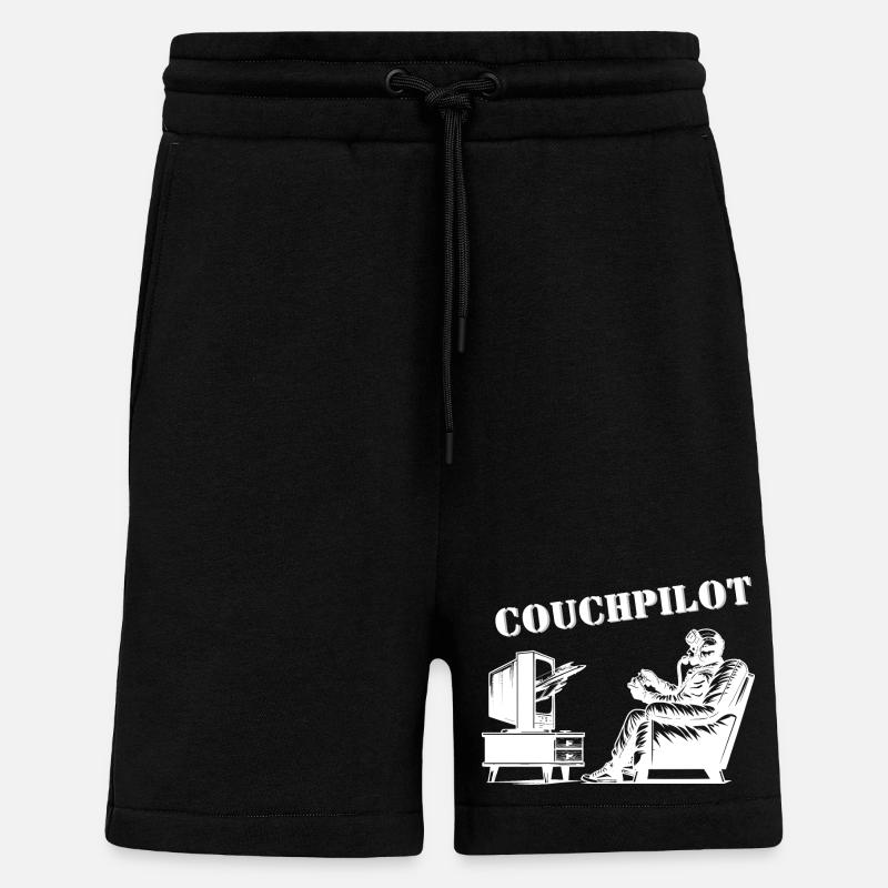 Couchpilot - Shorts - made by SPREAD - SOLID BLACK