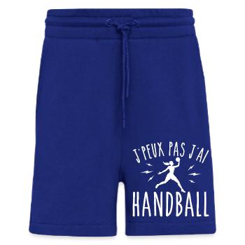 Ich kann nicht haben, Handball, Humor, Sport - Shorts - made by SPREAD - Iconic Blue - Vorne