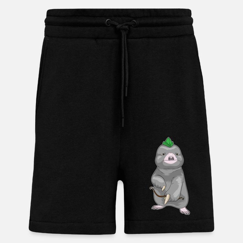 Mole Archer Bow - Shorts - made by SPREAD - SOLID BLACK
