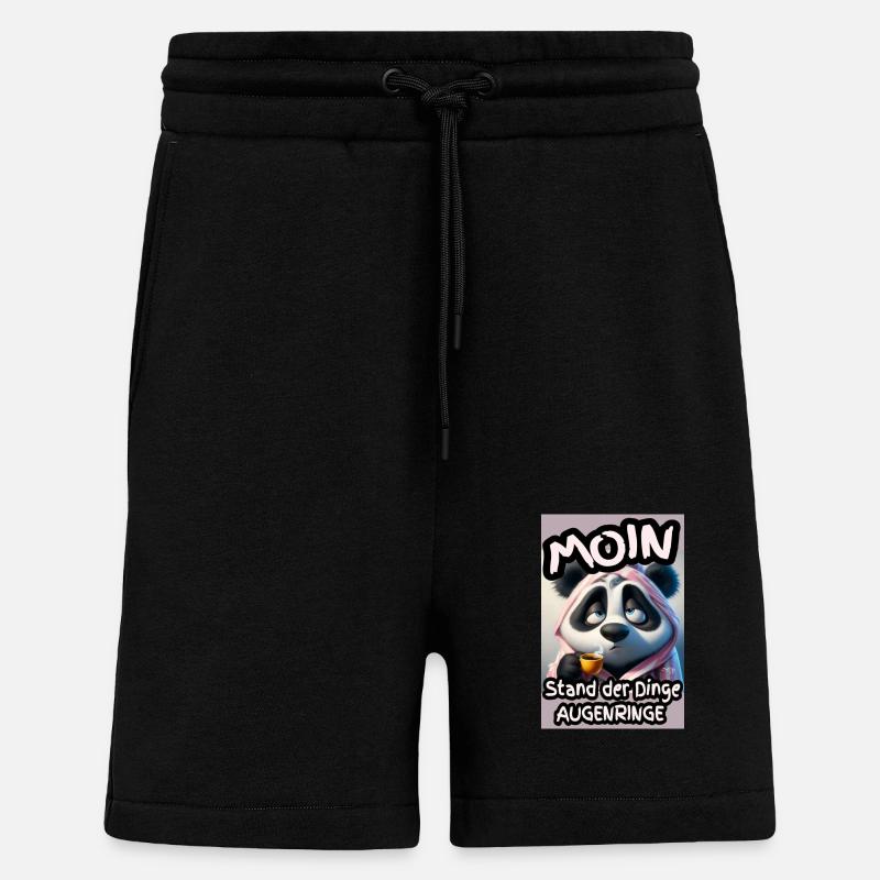Augenringe am Morgen - Shorts - made by SPREAD - SOLID BLACK