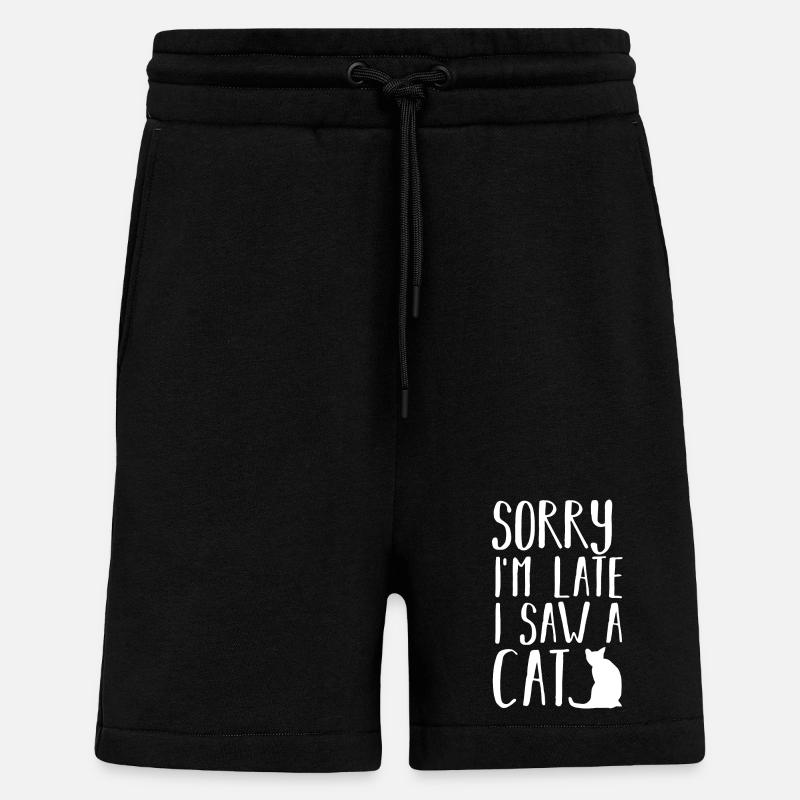 Cat Cats - Shorts - made by SPREAD - SOLID BLACK