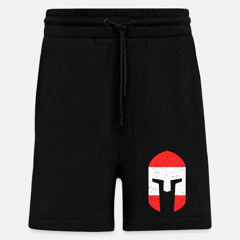 Gladiator Austria - Shorts - made by SPREAD - SOLID BLACK