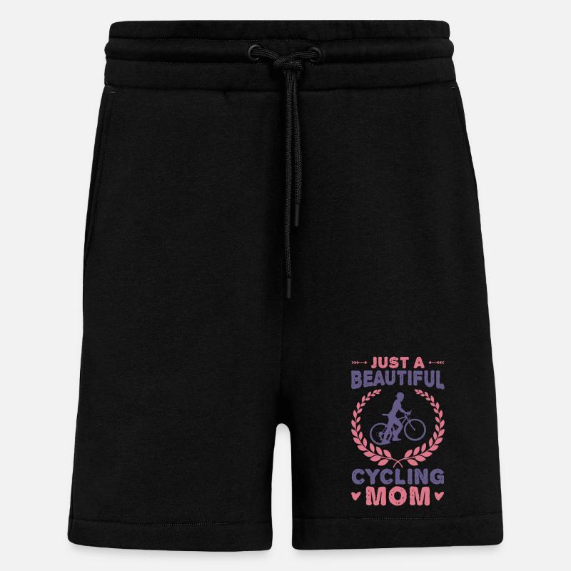 Radfahrer Mama - Shorts - made by SPREAD - SOLID BLACK