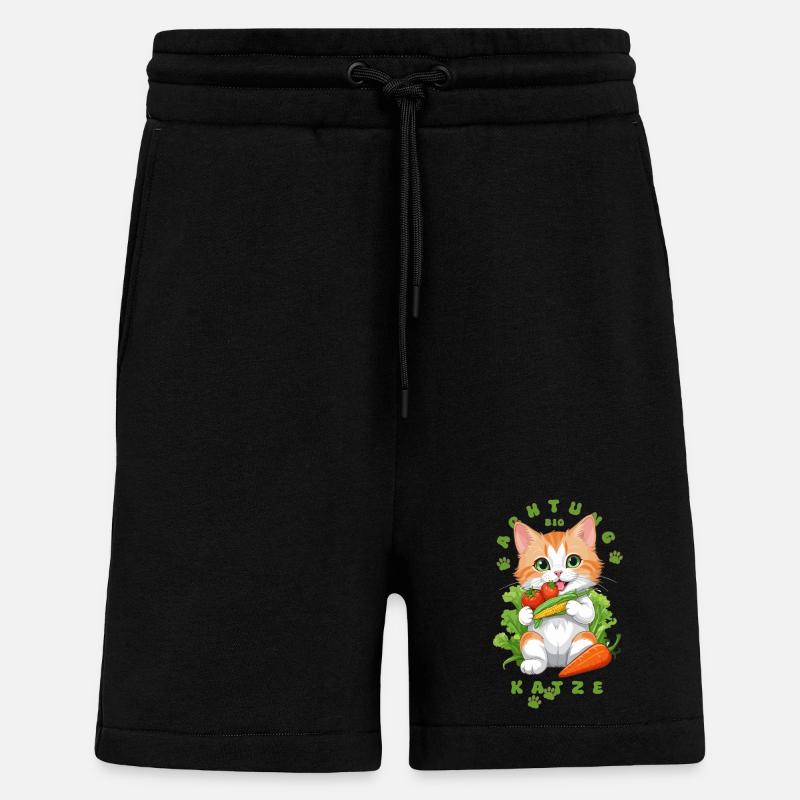 Bio Katze - Shorts - made by SPREAD - SOLID BLACK