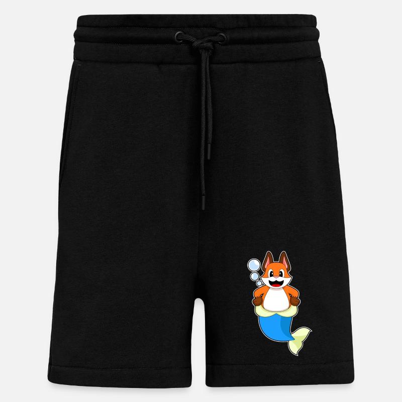 Fuchs Meerjungfrau - Shorts - made by SPREAD - SOLID BLACK