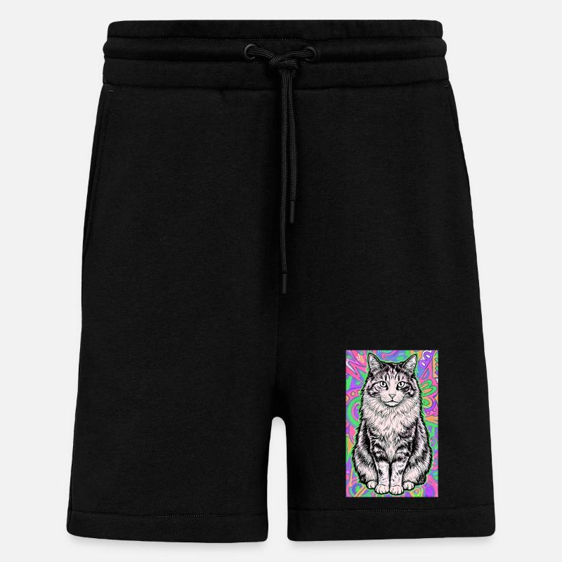 Katze - Shorts - made by SPREAD - SOLID BLACK