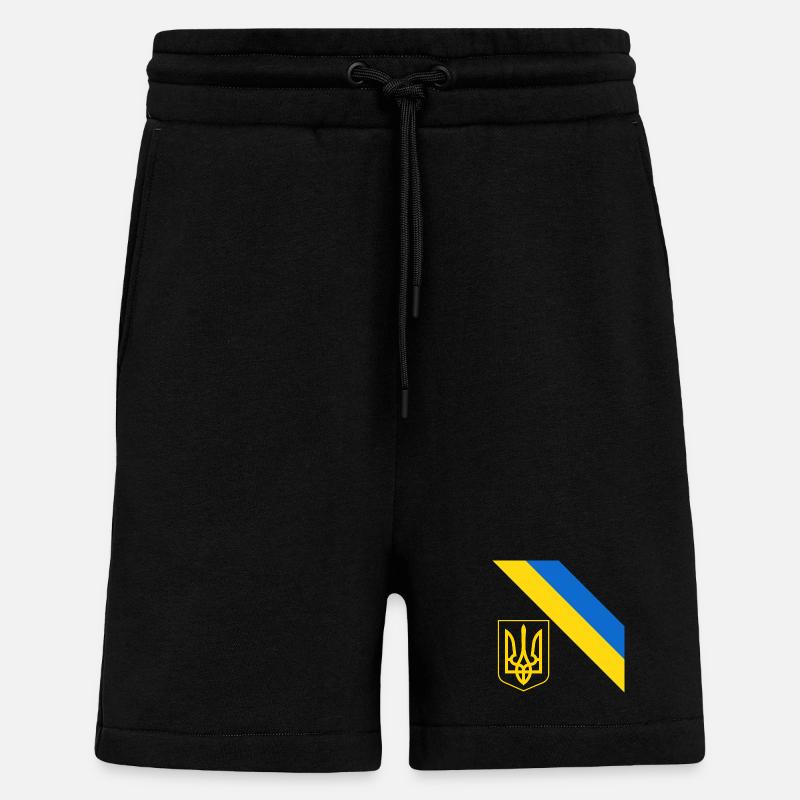 Ukrainisch - Shorts - made by SPREAD - SOLID BLACK