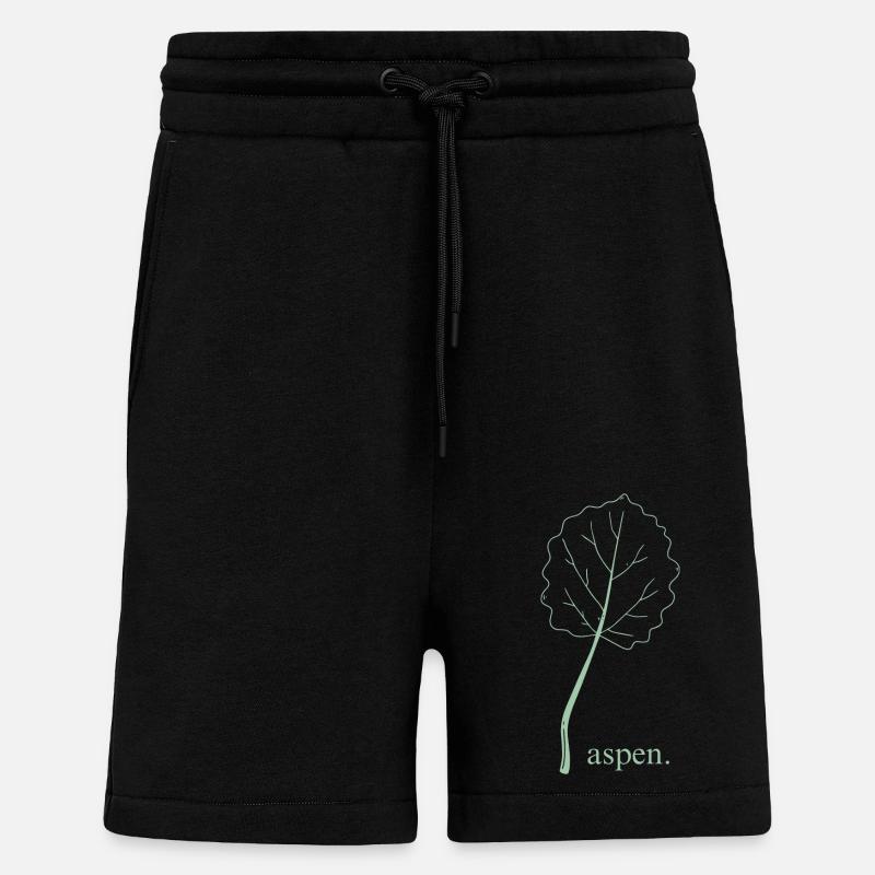 Tremble. - Short bio décontracté fabriqué en UE - SOLID BLACK