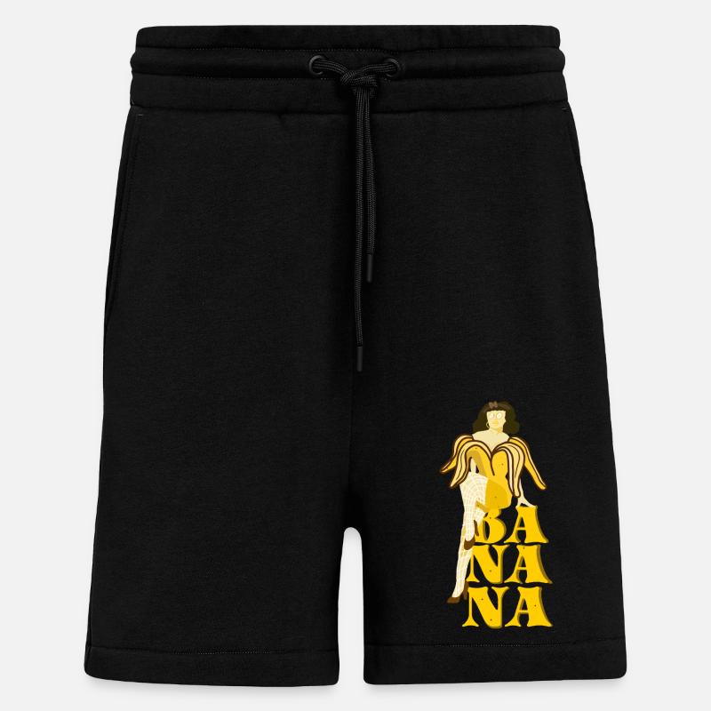 Pinup Banane - Shorts - made by SPREAD - SOLID BLACK