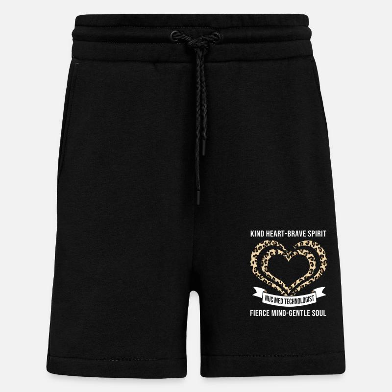 Nuklear Nuklearmedizin Atom Radiologie - Shorts - made by SPREAD - SOLID BLACK