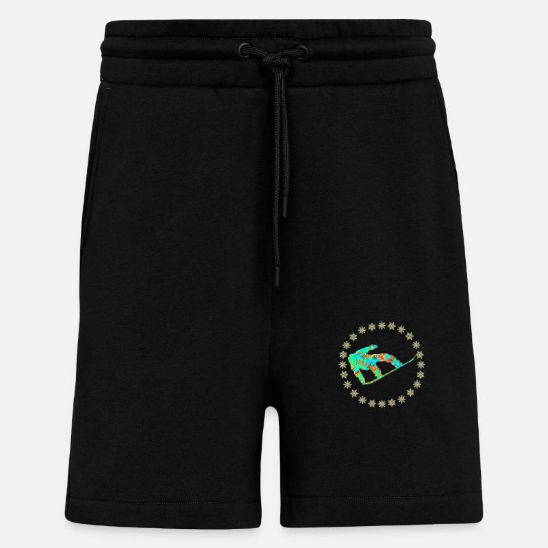 Snowboarder E 4 - Shorts - made by SPREAD - SOLID BLACK
