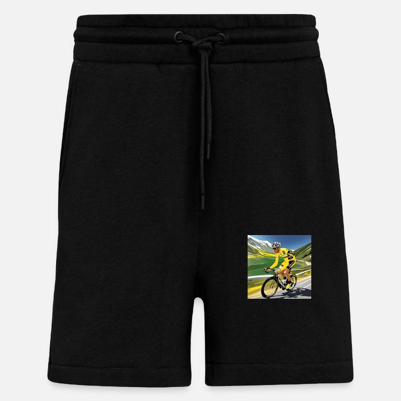 Retro-Radfahrer - Shorts - made by SPREAD - SOLID BLACK