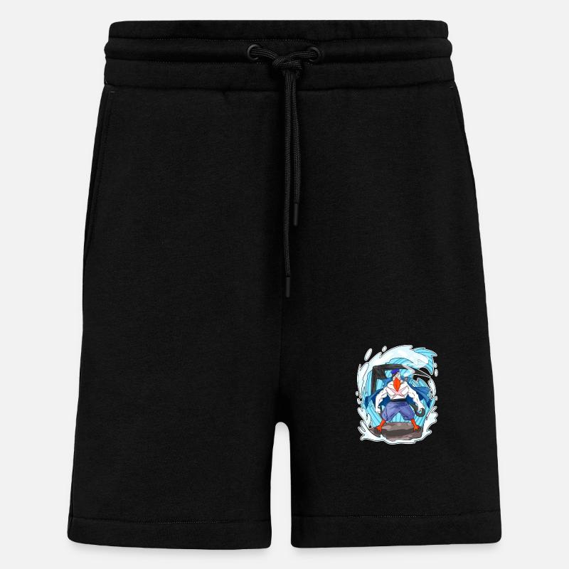 Mouette - Short bio décontracté fabriqué en UE - SOLID BLACK