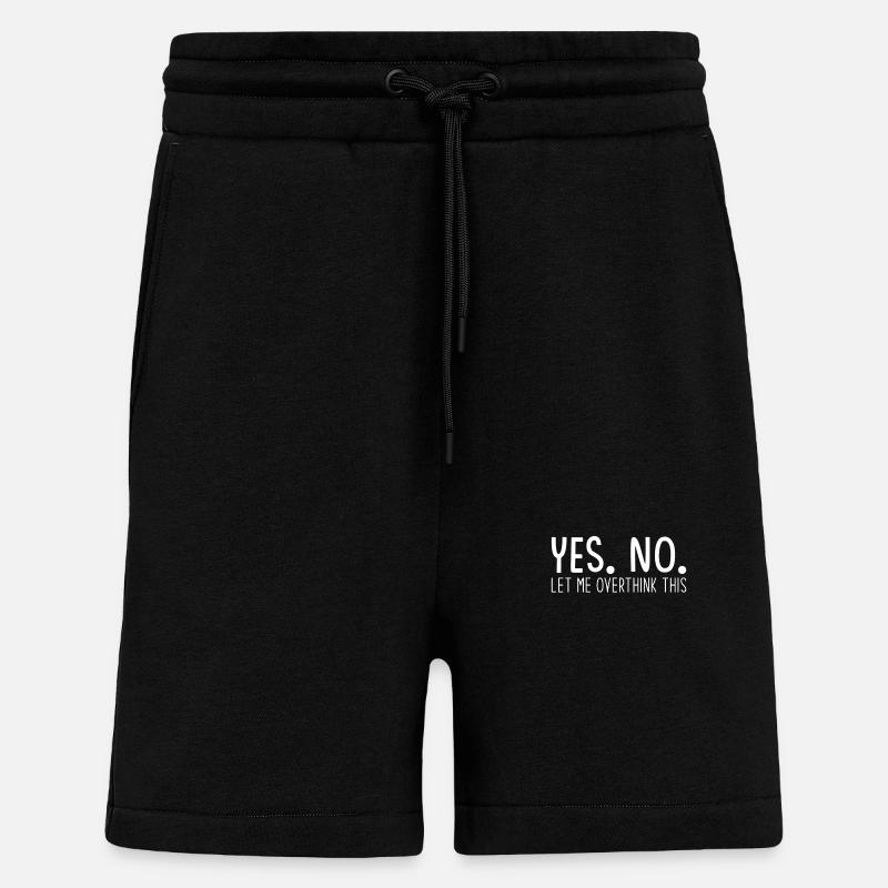 Overthinker Overthinking - Shorts - made by SPREAD - SOLID BLACK