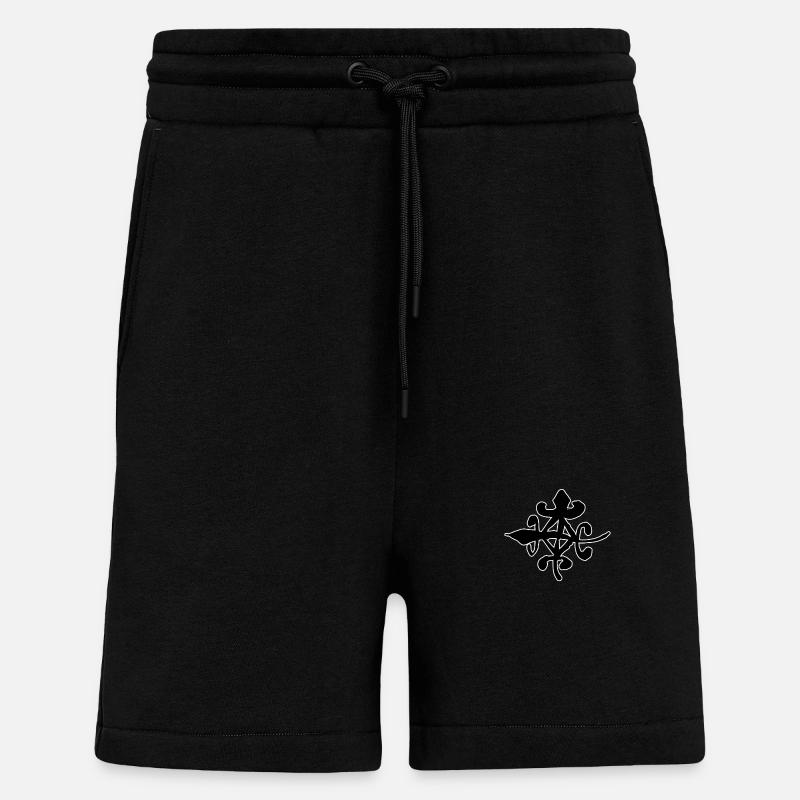 Egypt Ancient Symbol Unity - Shorts - made by SPREAD - SOLID BLACK