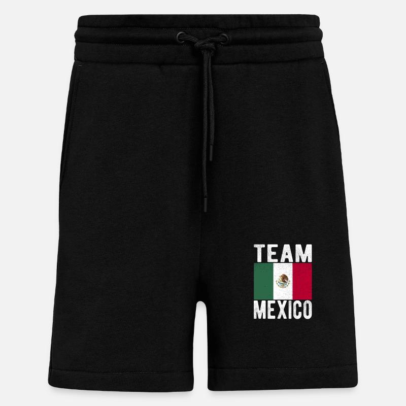 Mexiko Fahne - Shorts - made by SPREAD - SOLID BLACK