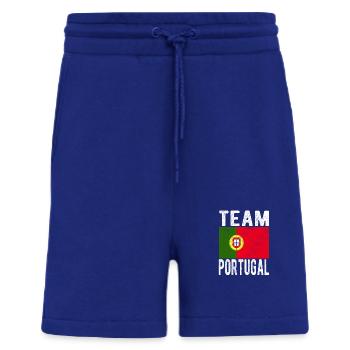 Drapeau du Portugal - Short bio décontracté fabriqué en UE - Iconic Blue - Devant