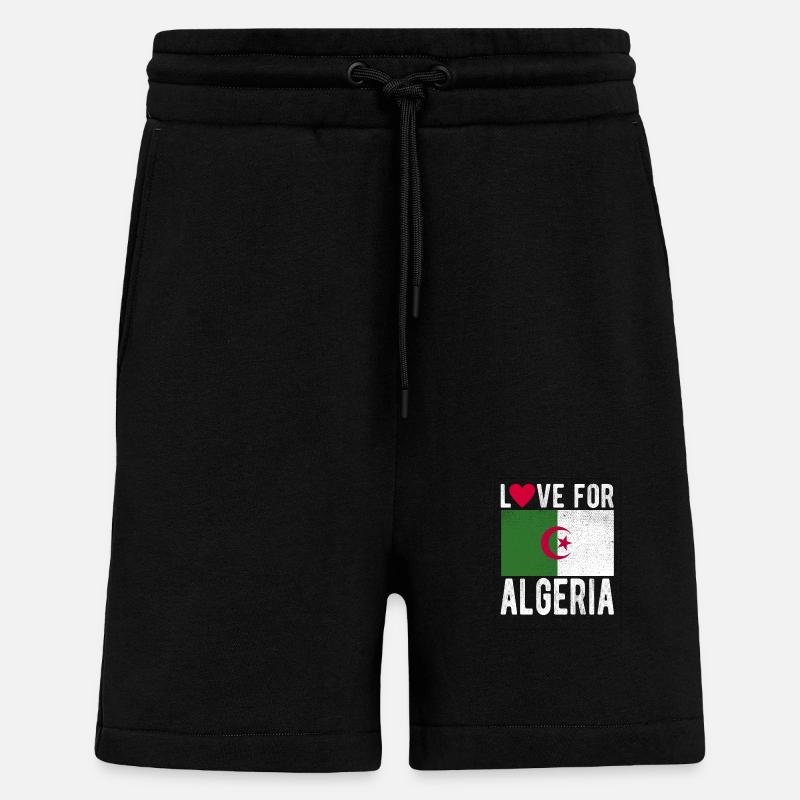 Algeria Souvenir - Shorts - made by SPREAD - SOLID BLACK