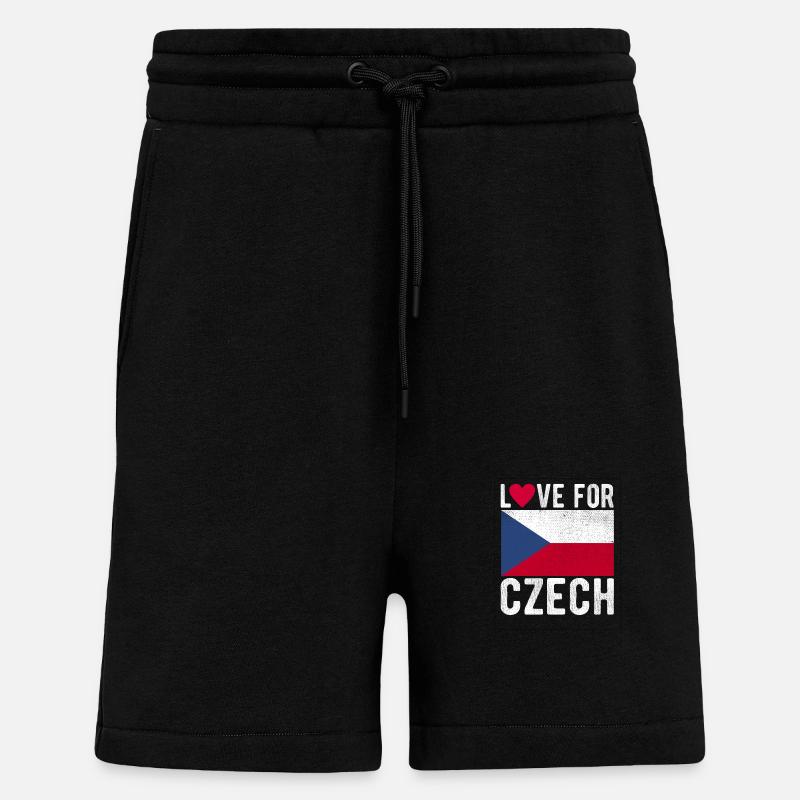 Tschechisch Souvenir - Shorts - made by SPREAD - SOLID BLACK