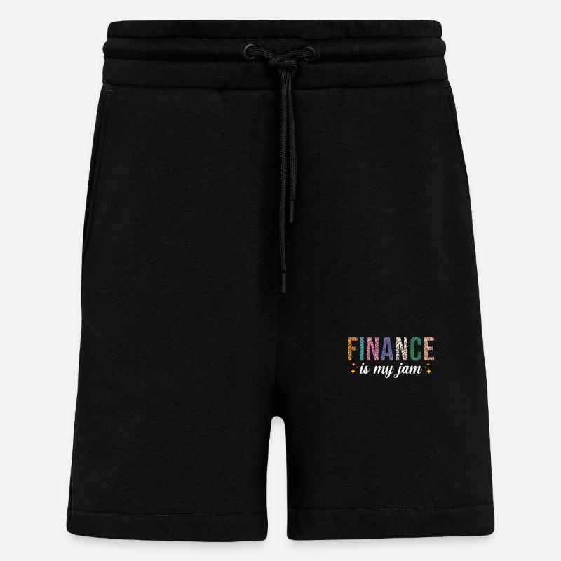 Finance is my passion - Shorts - made by SPREAD - SOLID BLACK