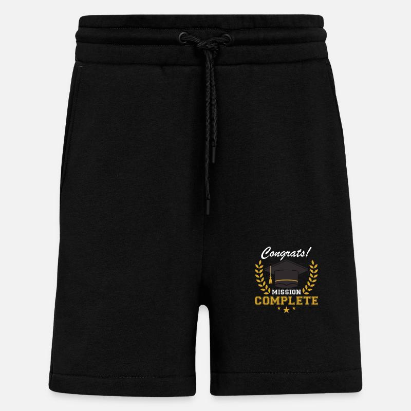 Studienabschluss Gratulationen Mission - Shorts - made by SPREAD - SOLID BLACK