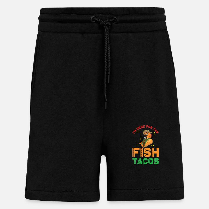 Fisch Tacos - Shorts - made by SPREAD - SOLID BLACK