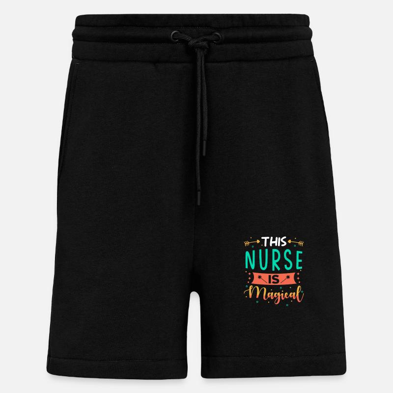 Nurse Gift - Shorts - made by SPREAD - SOLID BLACK