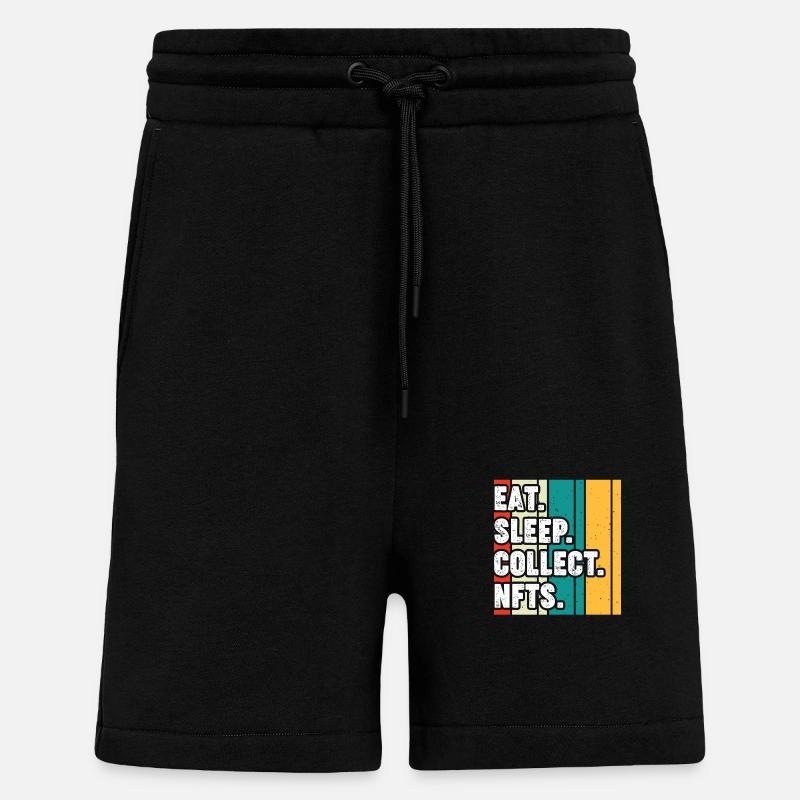 NFT - Shorts - made by SPREAD - SOLID BLACK