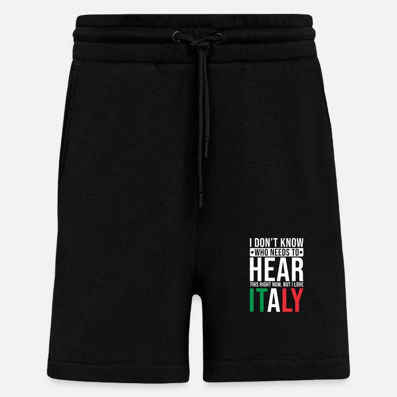 Italien Liebe - Shorts - made by SPREAD - SOLID BLACK