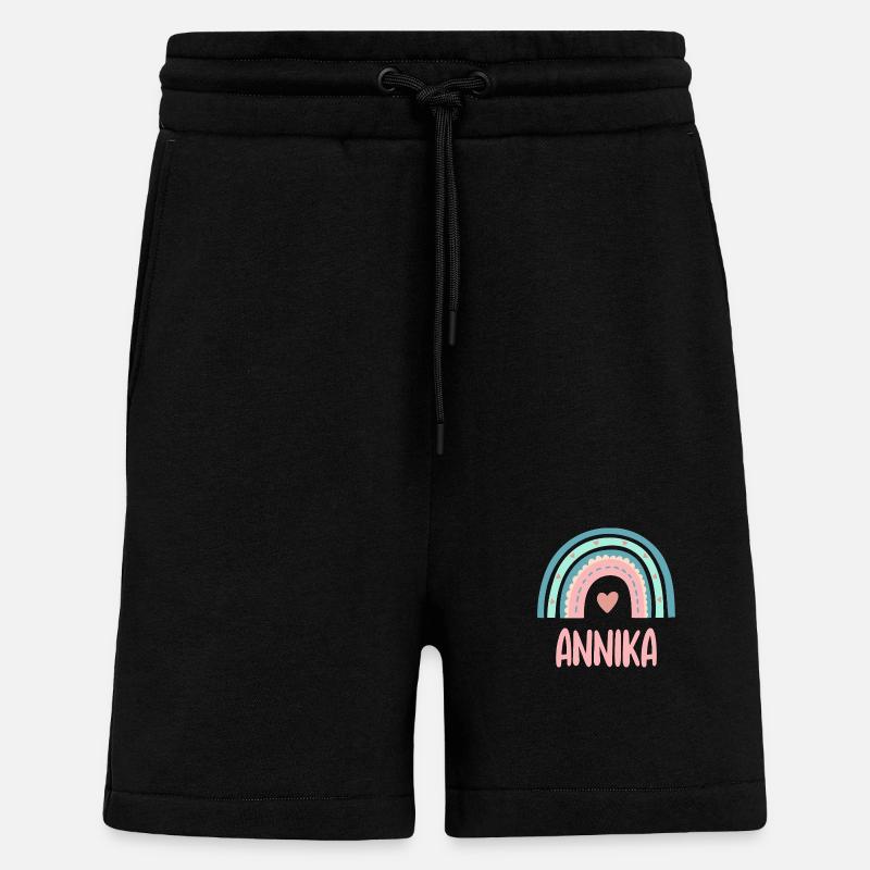 Annika Nom Rainbow Baby - Short bio décontracté fabriqué en UE - SOLID BLACK
