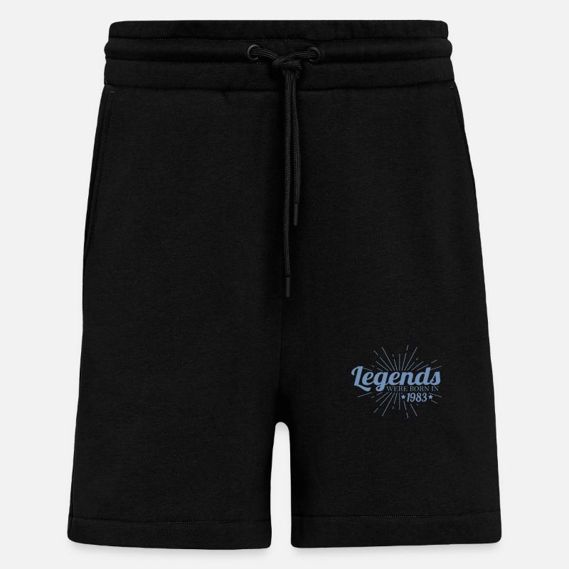 Legenden wurden 1983 geboren - Shorts - made by SPREAD - SOLID BLACK